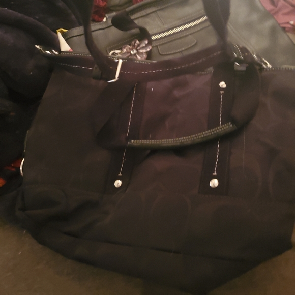 Coach Signature Fabric Purse - Picture 2 of 3